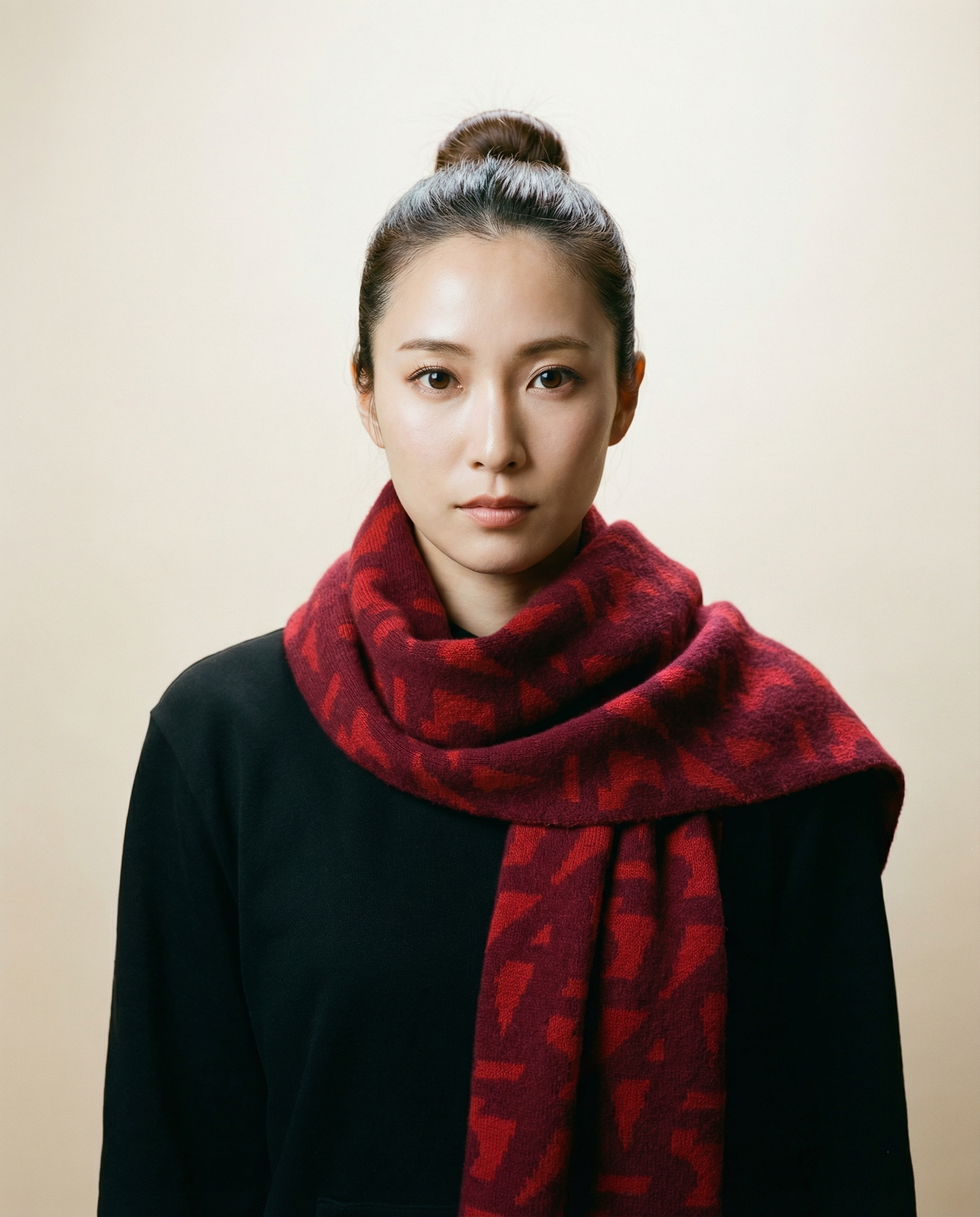 APT Cashmere Scarf (Red)