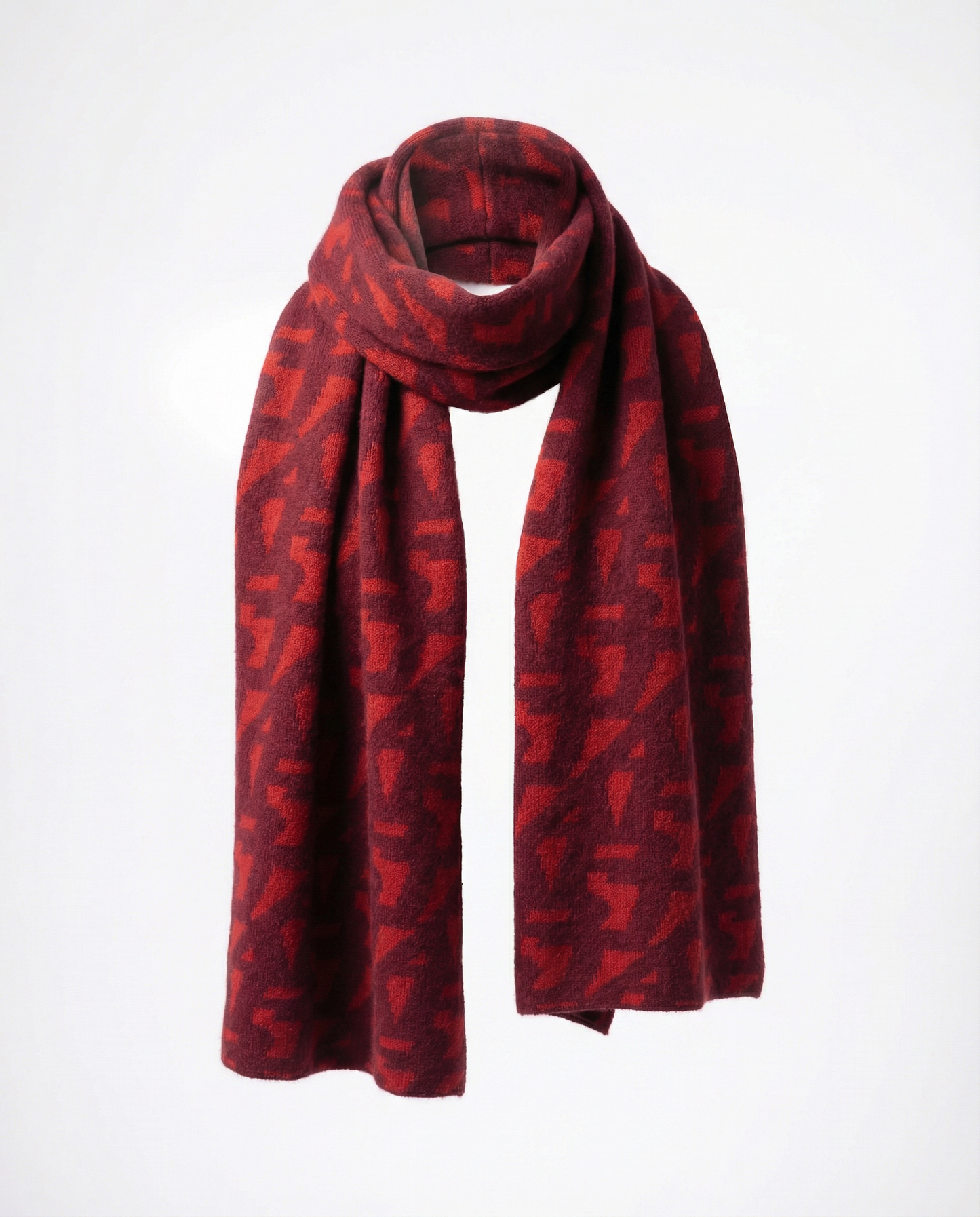 APT Cashmere Scarf (Red)