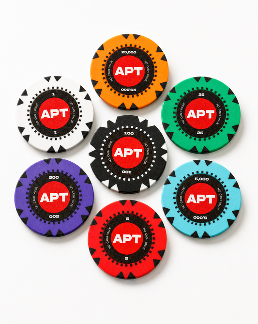 APT Poker Chip Tray & 100-Piece Poker Chip Bundle [Pop Up Store Only]