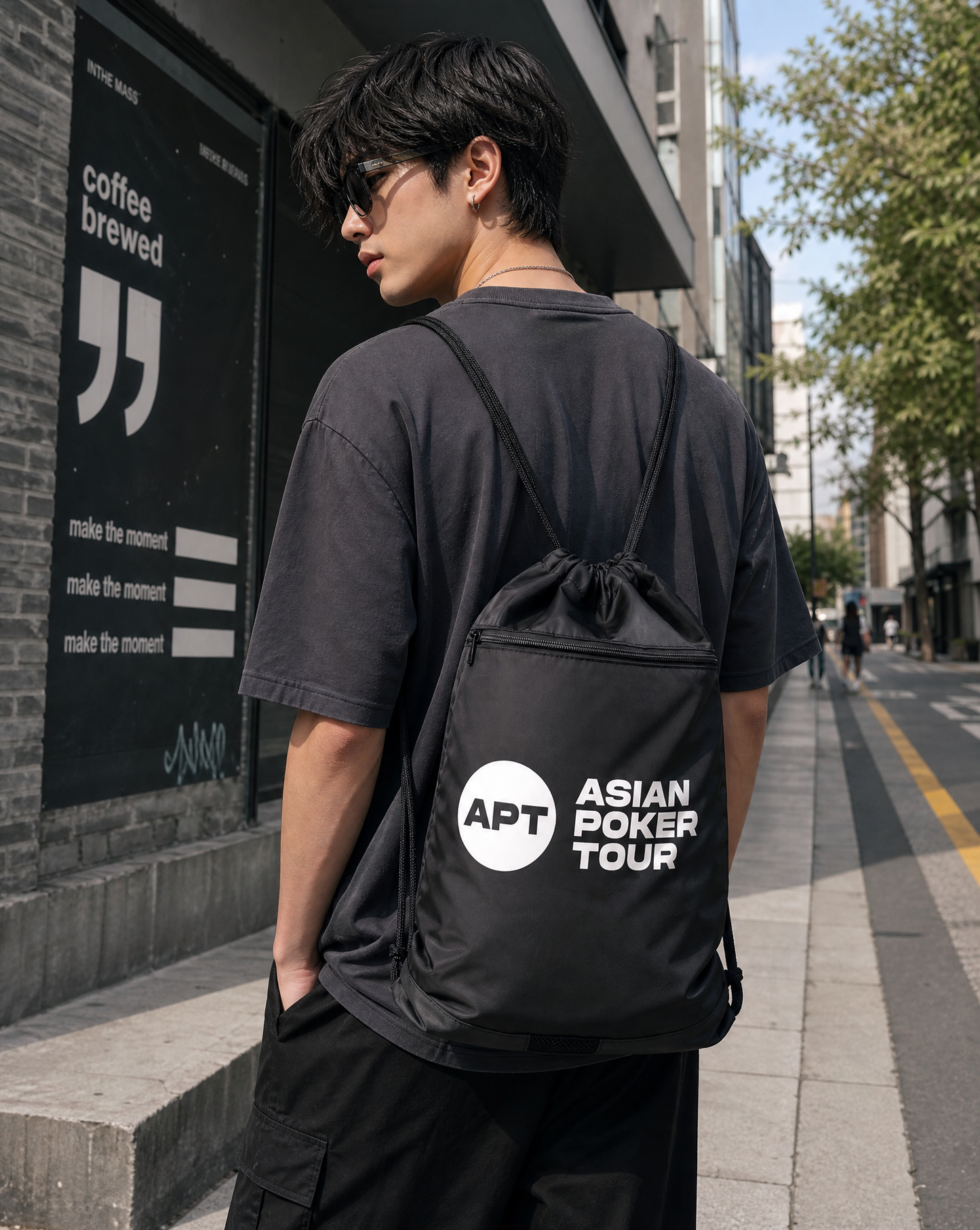 APT Drawstring Backpack [Pop Up Store Only]
